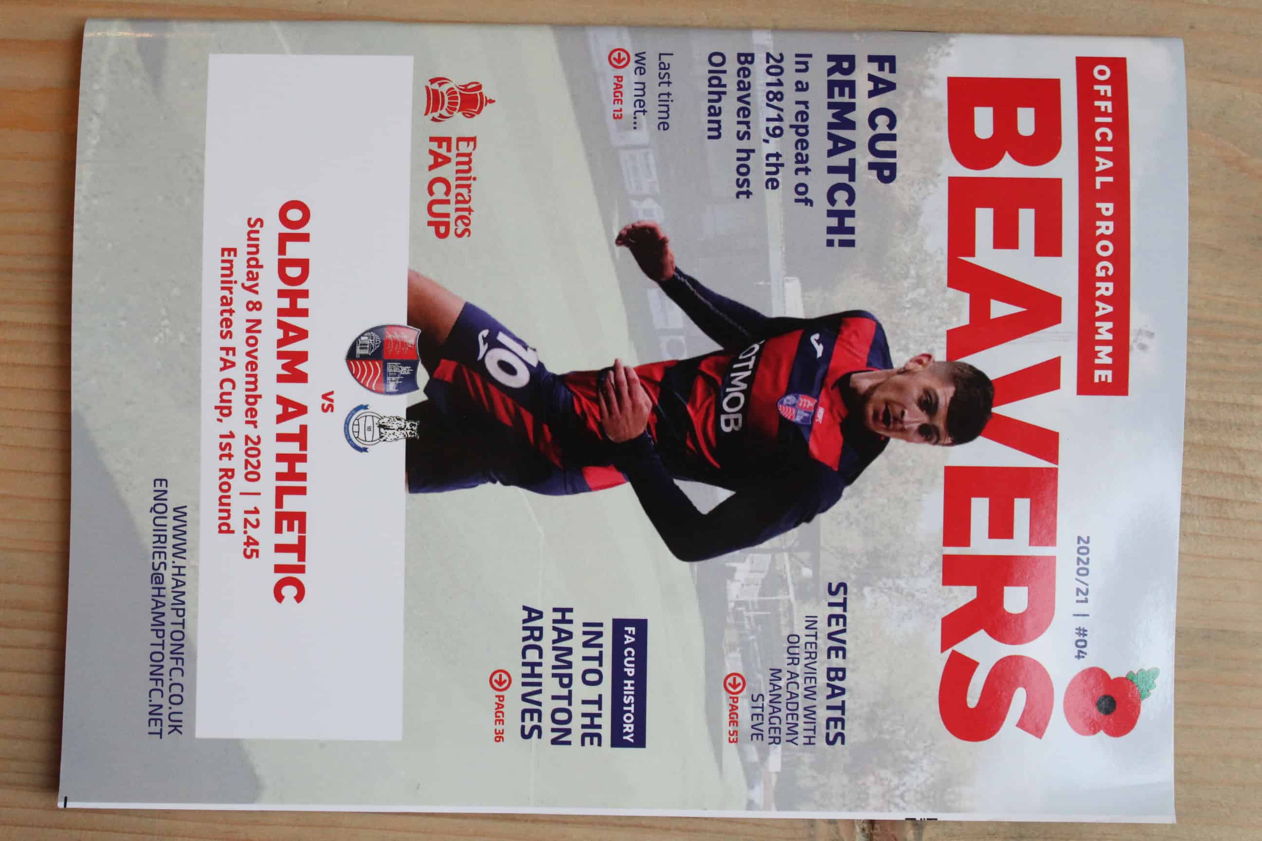 Hampton & Richmond Borough v Oldham Athletic FC